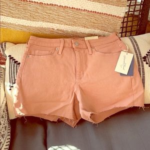 COPY - Universal thread high rise midi cut off shorts